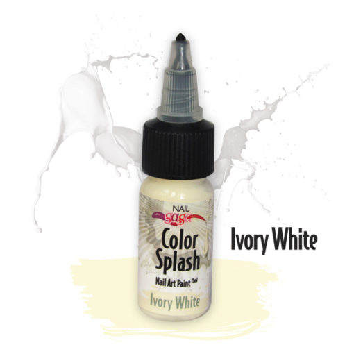 Color Splash Nail art Paint - Ivory White