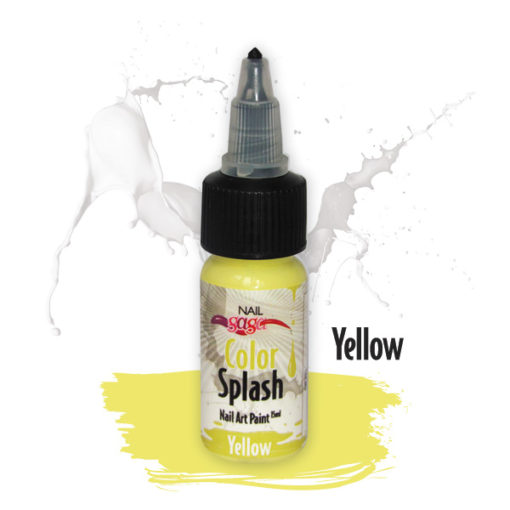 Color Splash Nail Art Paint - Yellow