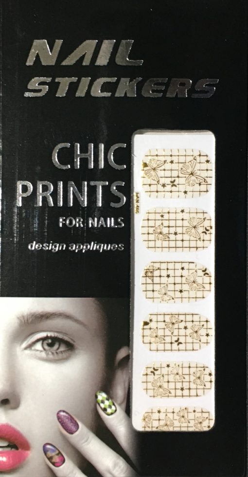 Chic print 3D Nail Sticker 05