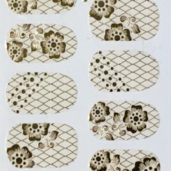Chic print 3D Nail Sticker 09