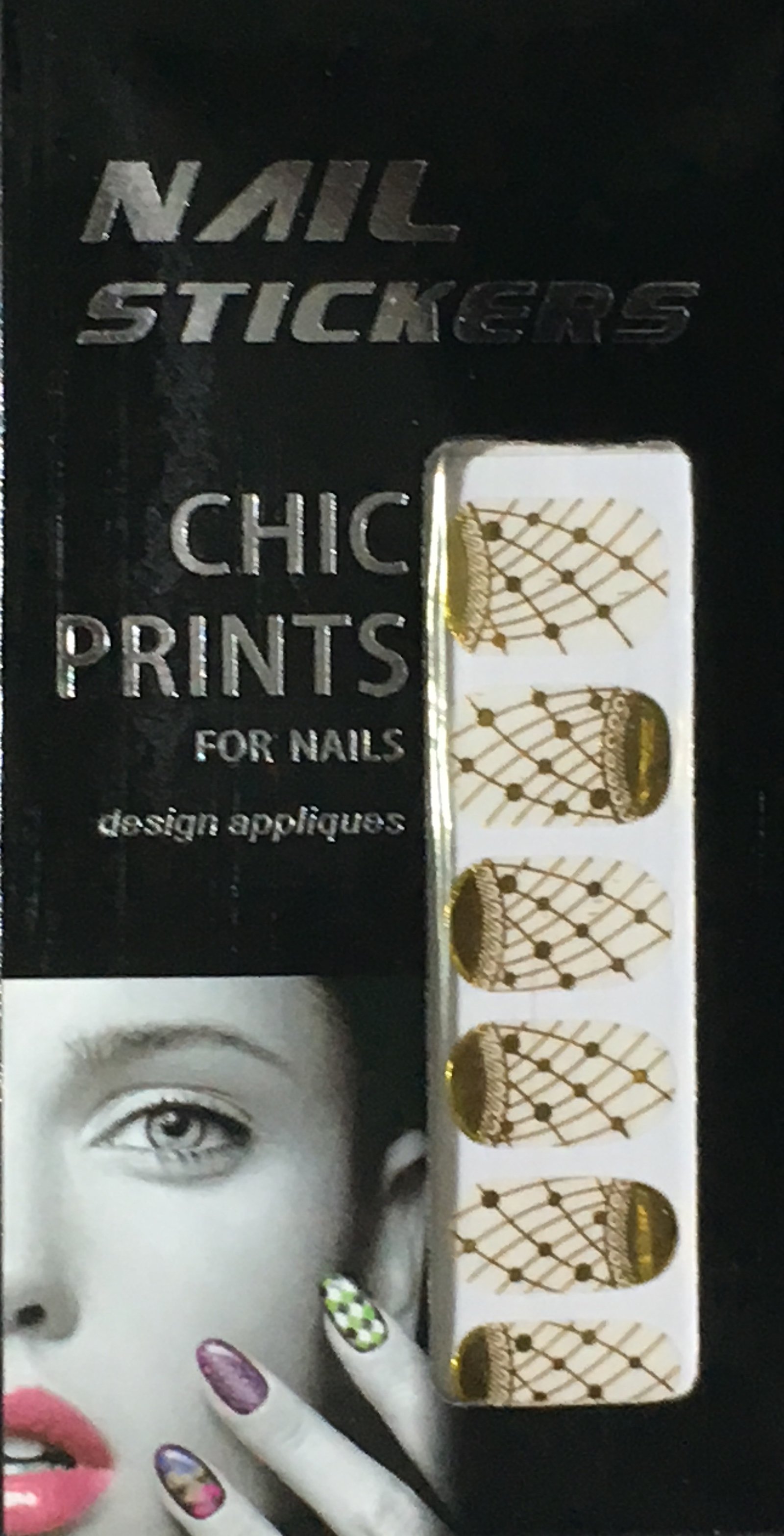 Chic print 3D Nail Sticker 11