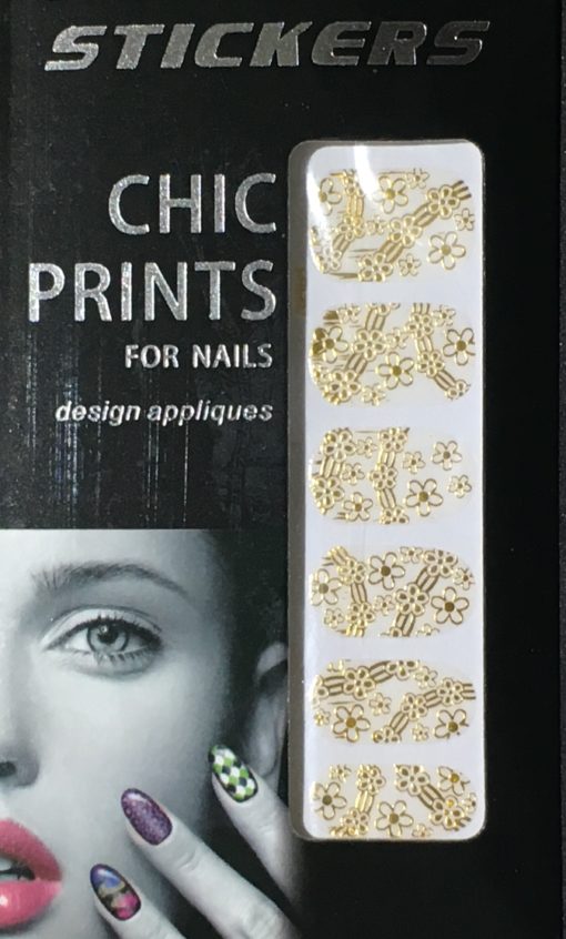 Chic print 3D Nail Sticker 13