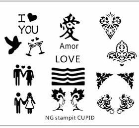 Stamp It Styling Design Plates 16 - Cupid