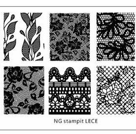 Stamp It Styling Design Plates 21 - Lece