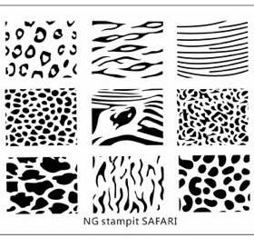 Stamp It Styling Design Plates 23 - Safari