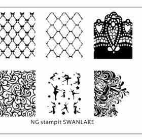 Stamp It Styling Design Plates 27 - Swanlake
