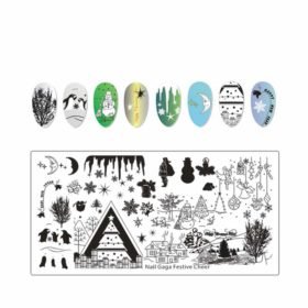 Stamp It Design Plates - festive sheer