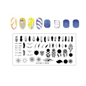 Layer Stamp It Styling Design Plates 36 - Apache