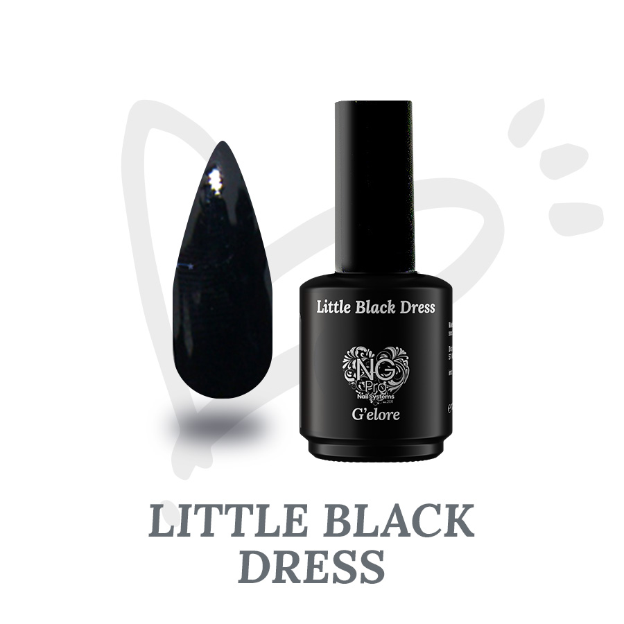 Nail Gaga G'elore Gel Polish - LITTLE BLACK DRESS
