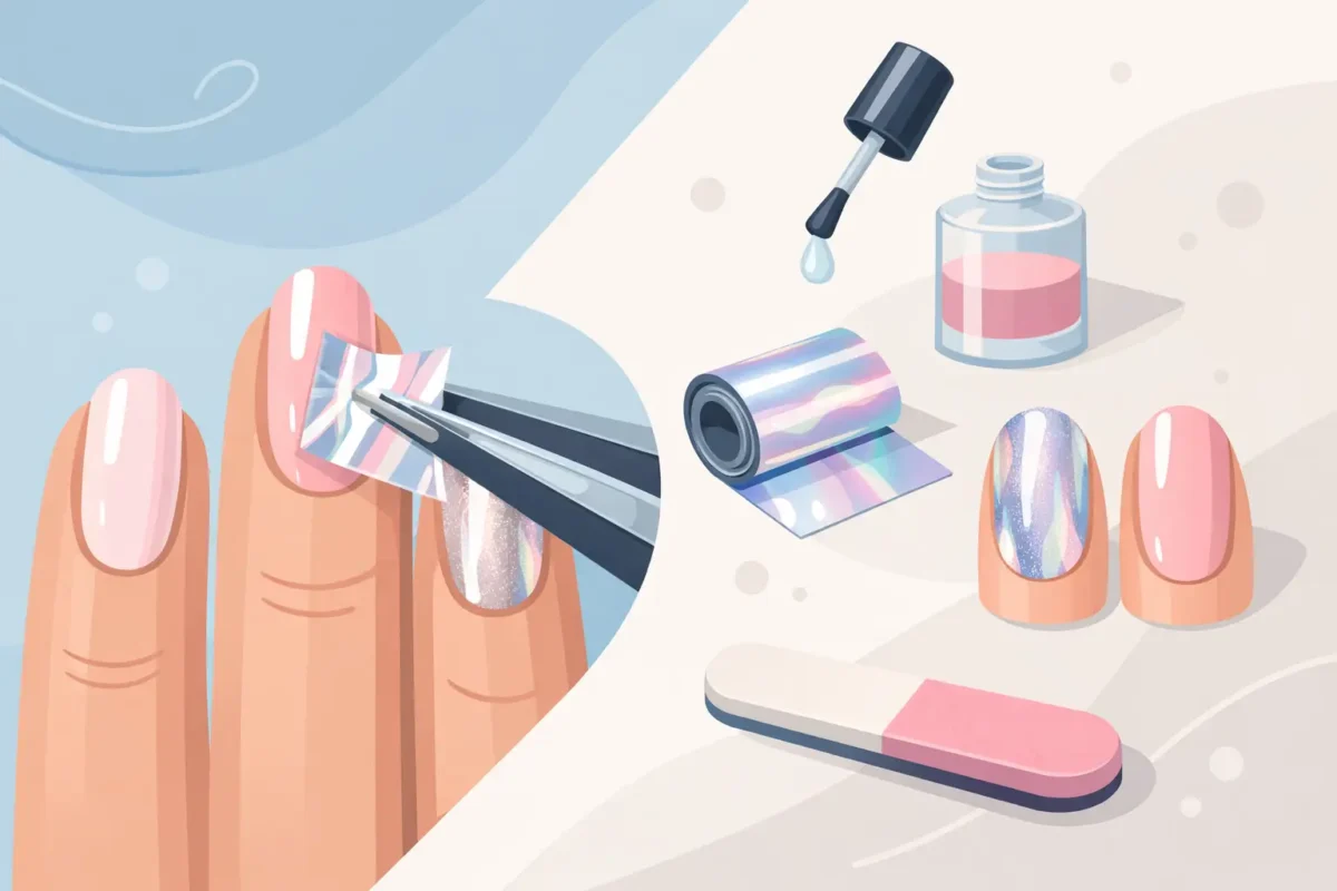How to Use Nail Foils for a Clean Finish